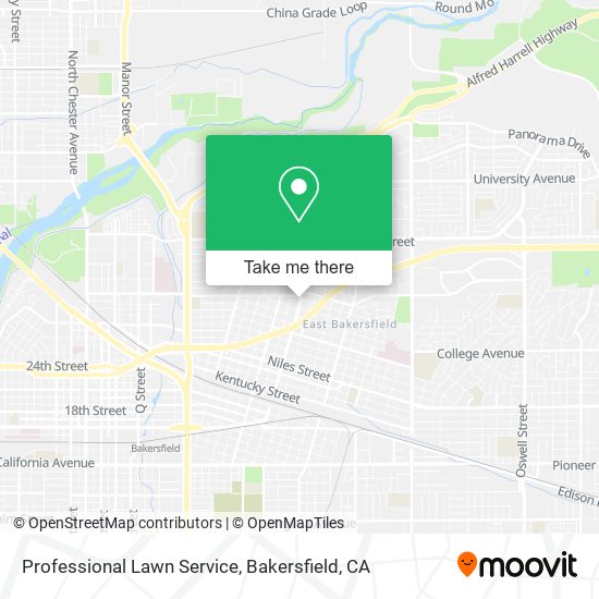 Mapa de Professional Lawn Service