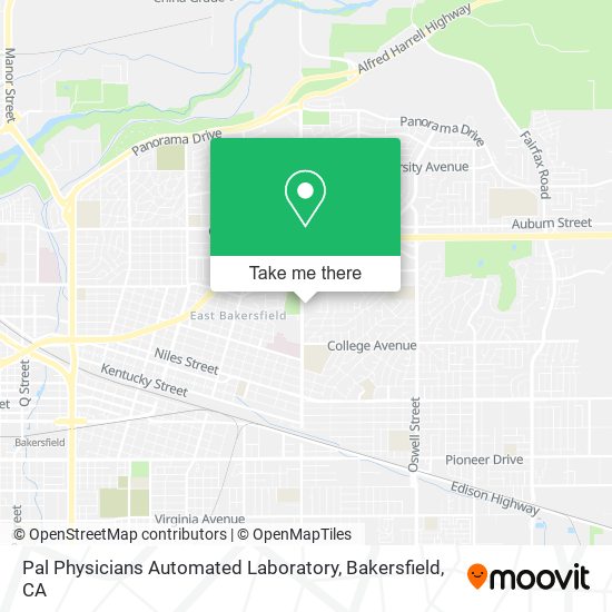 Pal Physicians Automated Laboratory map