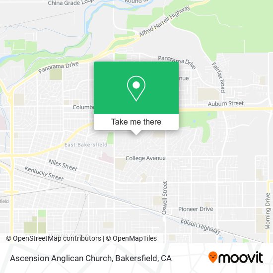 Ascension Anglican Church map