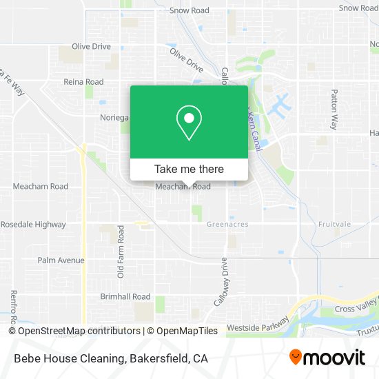 Bebe House Cleaning map