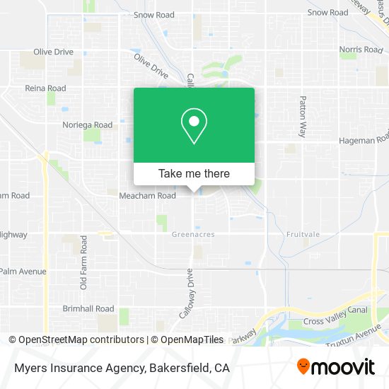 Myers Insurance Agency map