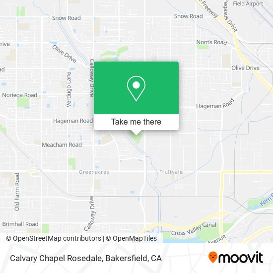 Calvary Chapel Rosedale map