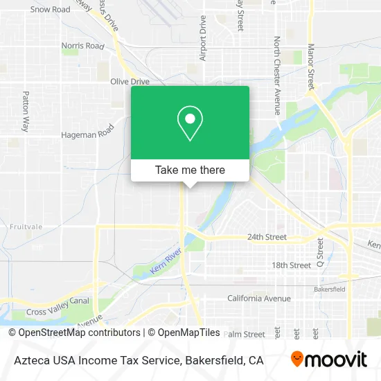 Azteca USA Income Tax Service map