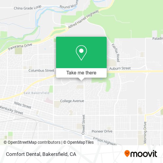 Comfort Dental map