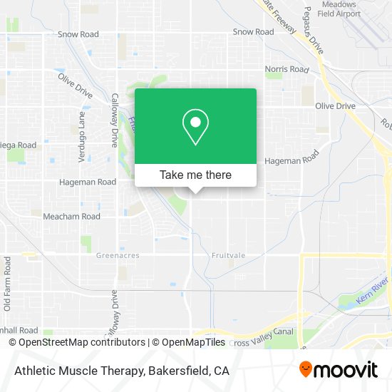 Athletic Muscle Therapy map