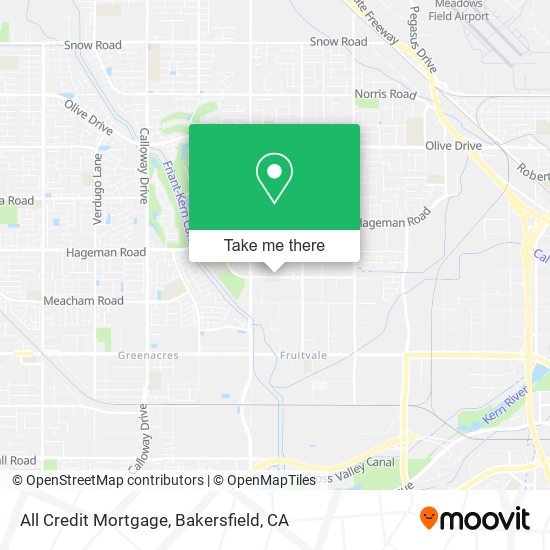 All Credit Mortgage map