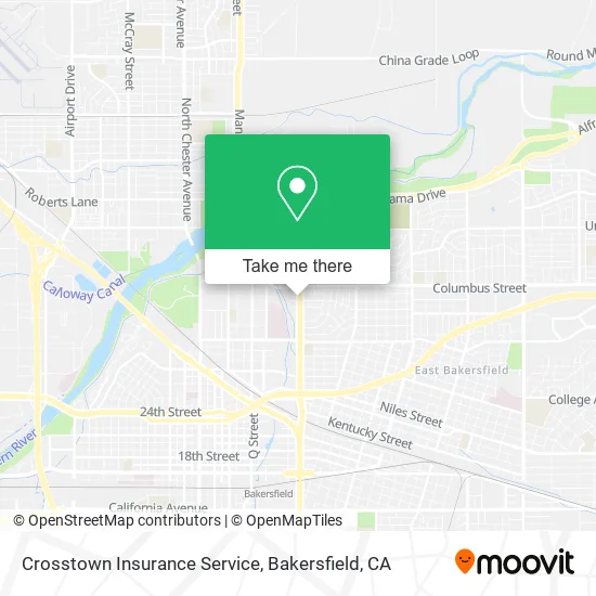 Crosstown Insurance Service map