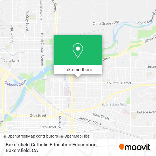 Bakersfield Catholic Education Foundation map