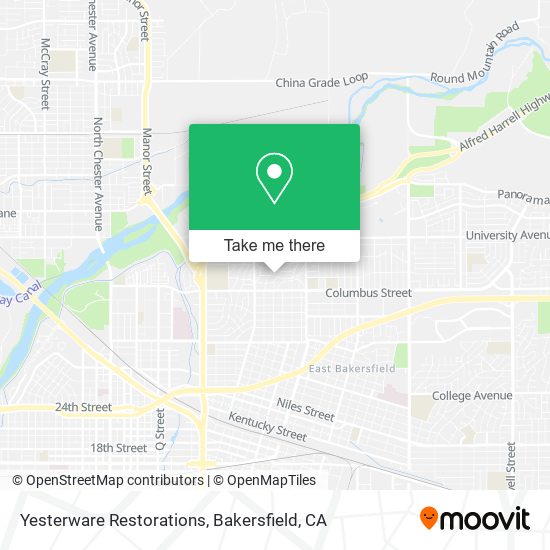 Yesterware Restorations map