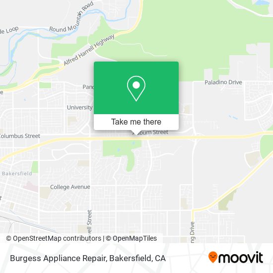 Mapa de Burgess Appliance Repair