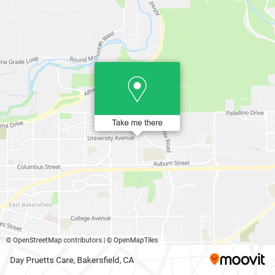 Day Pruetts Care map