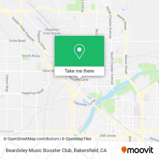 Beardsley Music Booster Club map