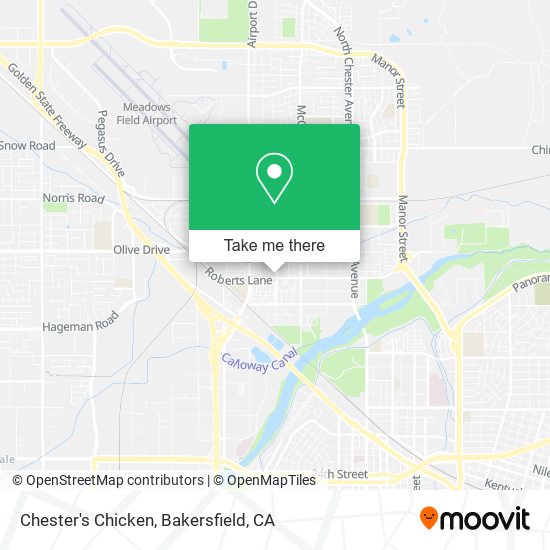 Chester's Chicken map
