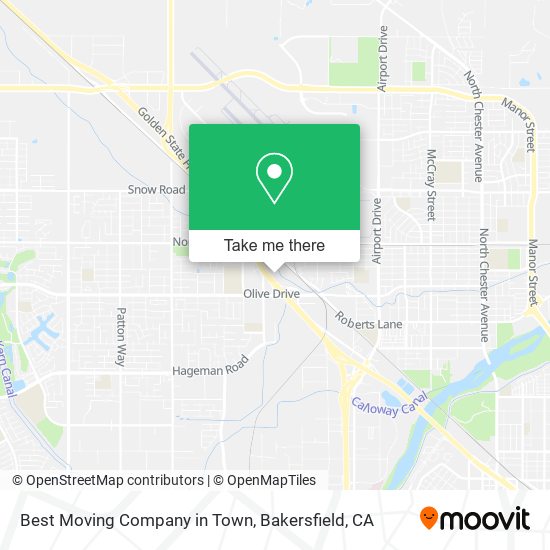 Best Moving Company in Town map