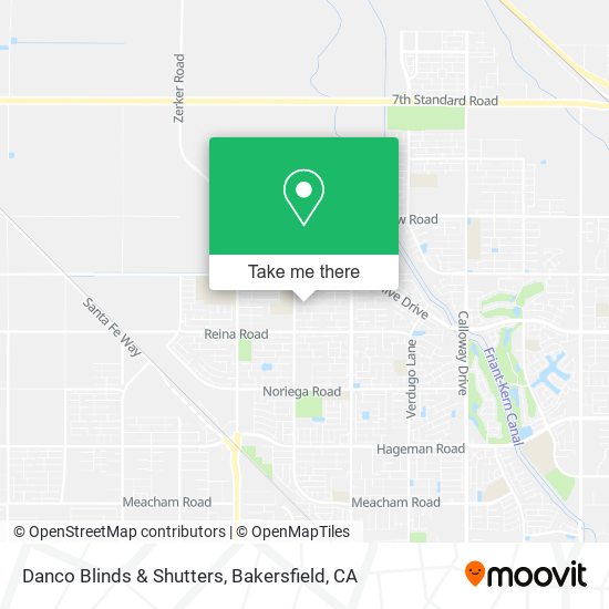 Danco Blinds & Shutters map