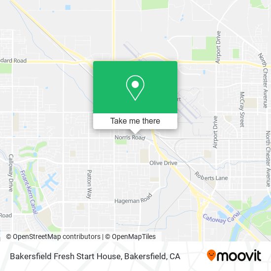 Bakersfield Fresh Start House map