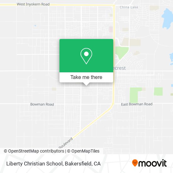 Liberty Christian School map