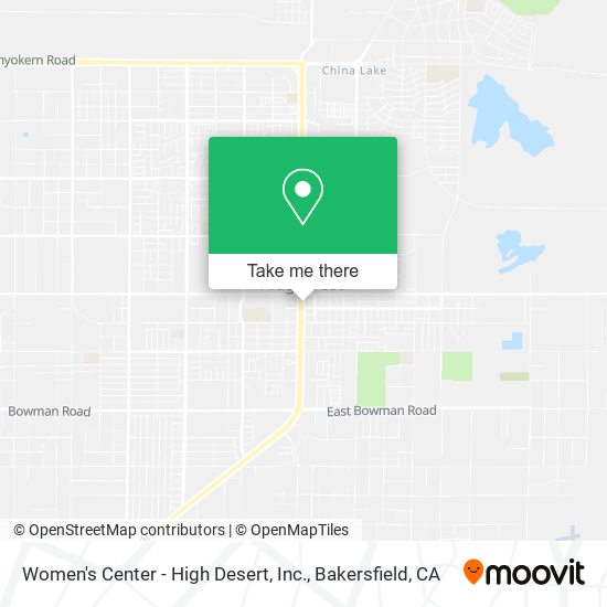 Women's Center - High Desert, Inc. map