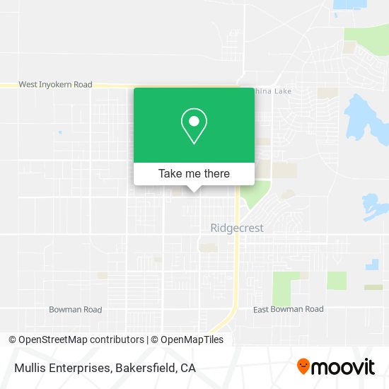 Mullis Enterprises map