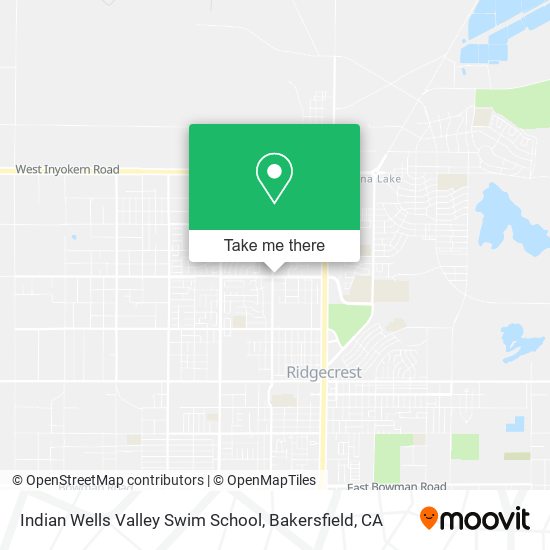 Mapa de Indian Wells Valley Swim School