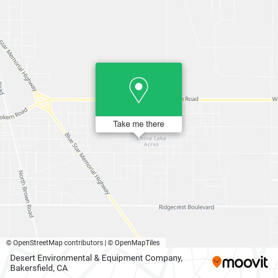Mapa de Desert Environmental & Equipment Company