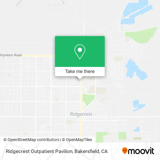 Ridgecrest Outpatient Pavilion map