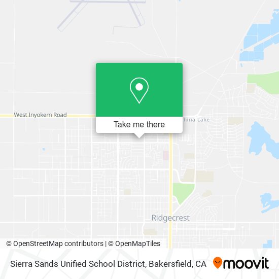 Sierra Sands Unified School District map