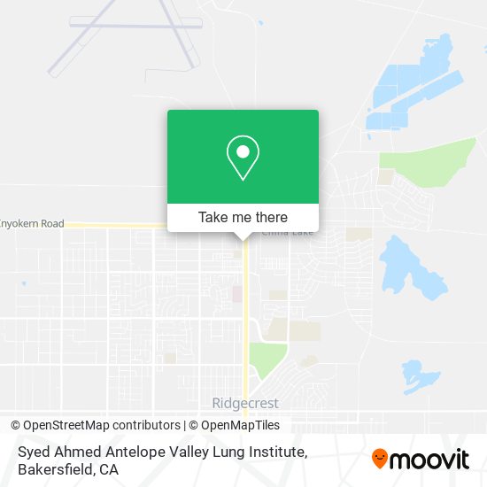 Mapa de Syed Ahmed Antelope Valley Lung Institute