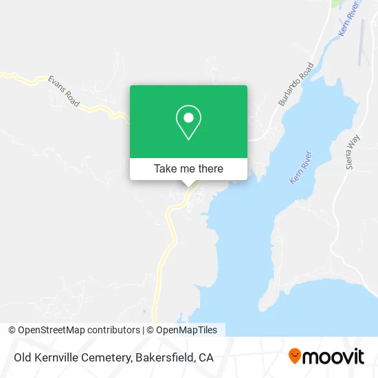 Mapa de Old Kernville Cemetery