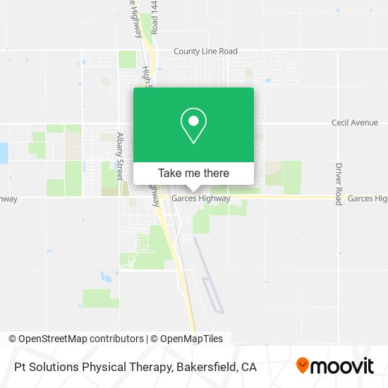 Pt Solutions Physical Therapy map