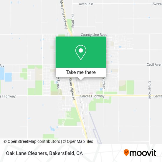 Oak Lane Cleaners map