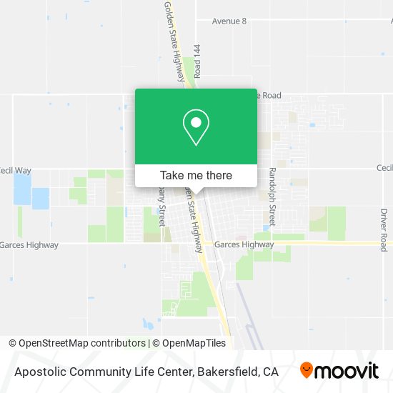 Apostolic Community Life Center map