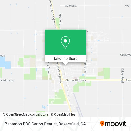 Bahamon DDS Carlos Dentist map