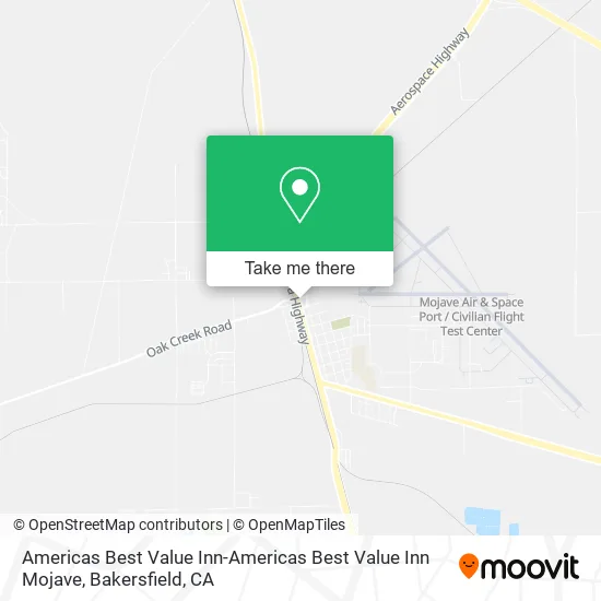 Americas Best Value Inn-Americas Best Value Inn Mojave map