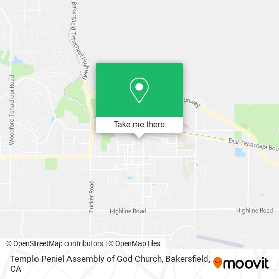 Templo Peniel Assembly of God Church map