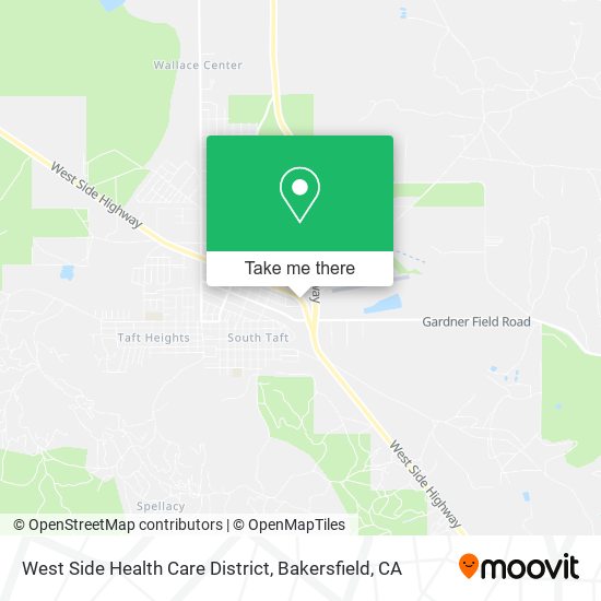 West Side Health Care District map