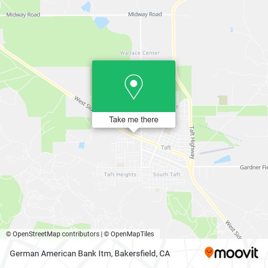 Mapa de German American Bank Itm