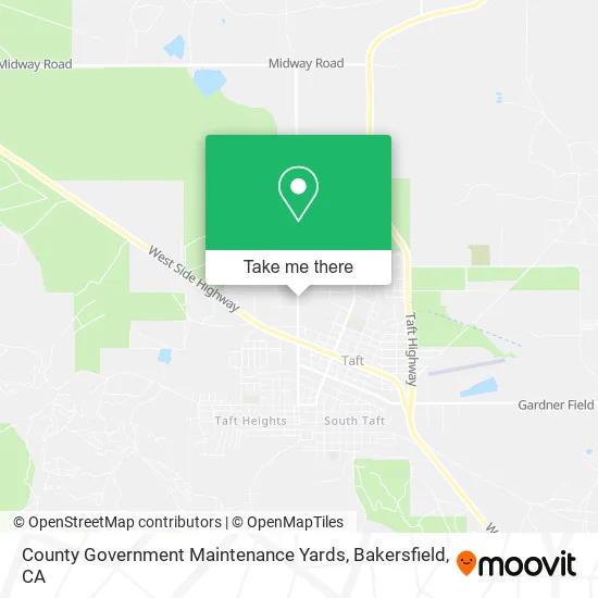 County Government Maintenance Yards map