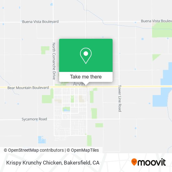 Krispy Krunchy Chicken map