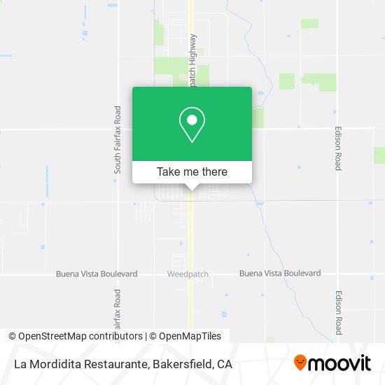 Mapa de La Mordidita Restaurante