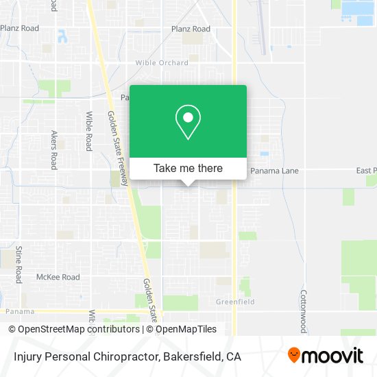 Mapa de Injury Personal Chiropractor