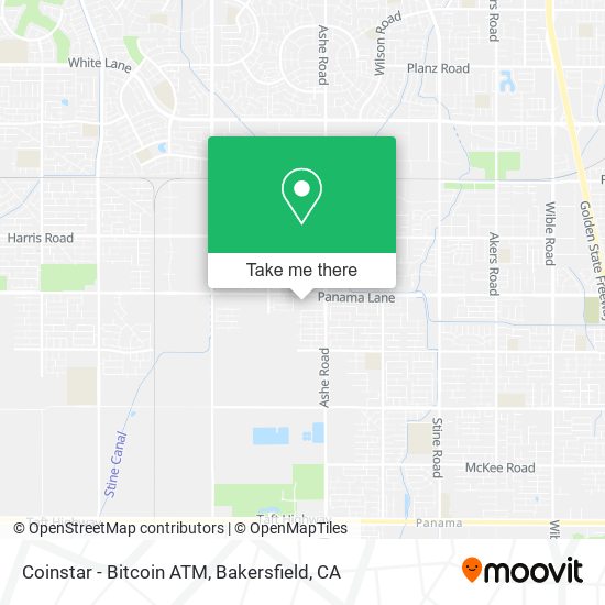 Mapa de Coinstar - Bitcoin ATM