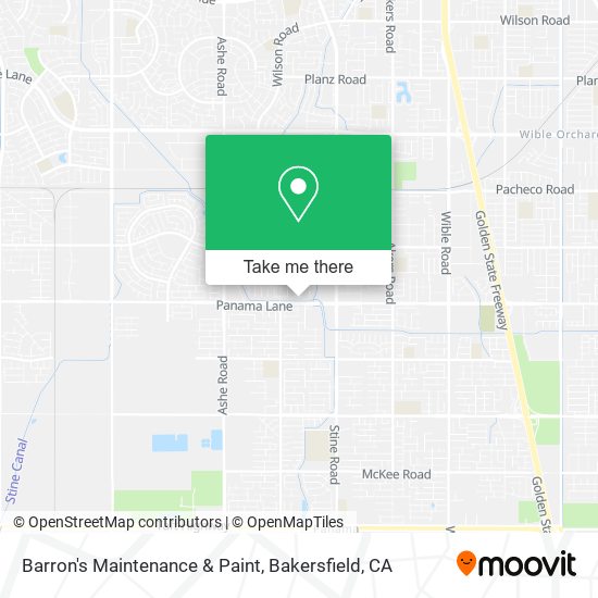 Barron's Maintenance & Paint map