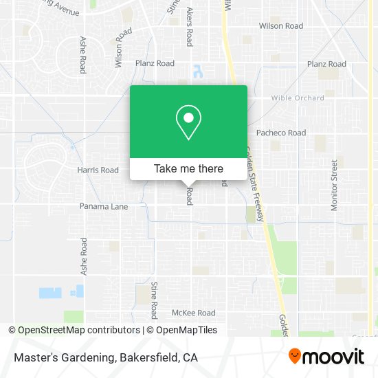 Master's Gardening map