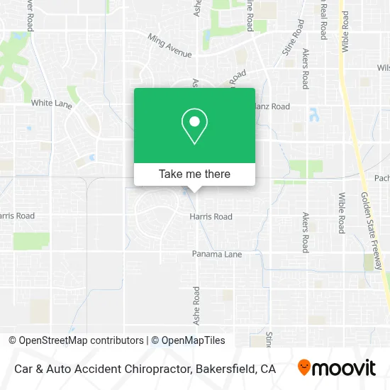 Car & Auto Accident Chiropractor map