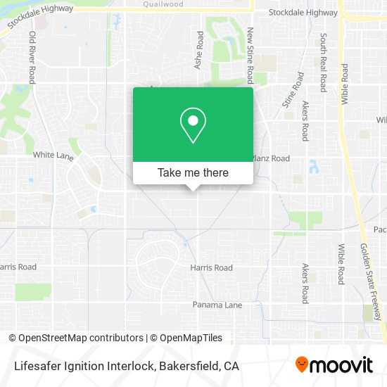 Lifesafer Ignition Interlock map
