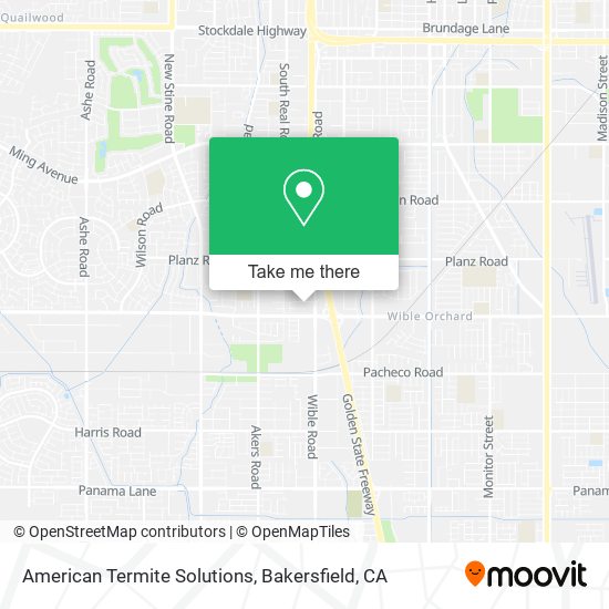 American Termite Solutions map