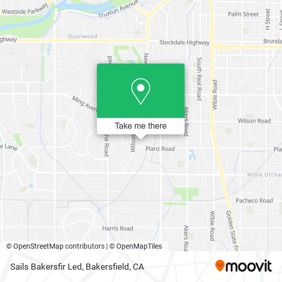 Sails Bakersfir Led map