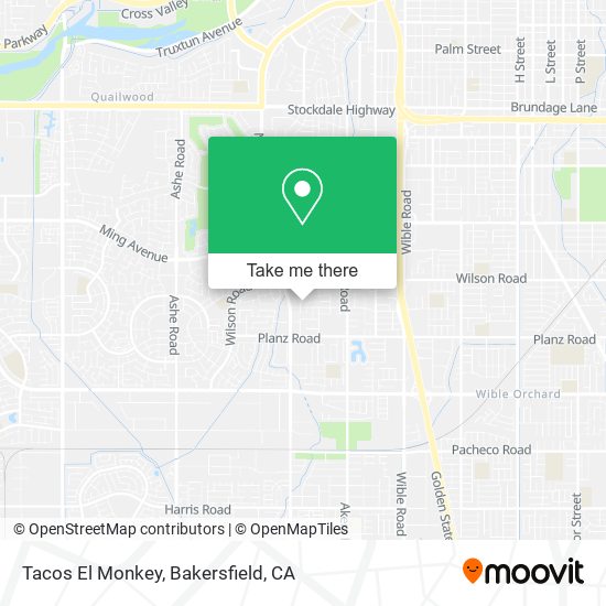 Mapa de Tacos El Monkey