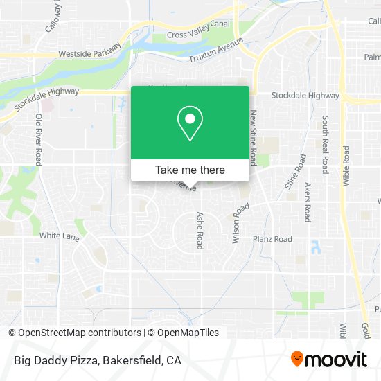 Big Daddy Pizza map